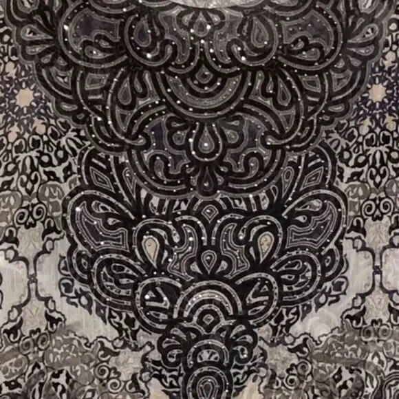 World Unity Pattern Printed stone emblished front - Picture 2 of 6